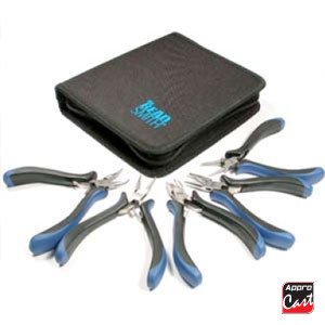 Set de 5 pinces ergonomique + pochette de transport