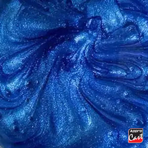 Résine époxy Métallisée Bleu