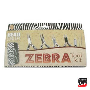 set pinces zebrées